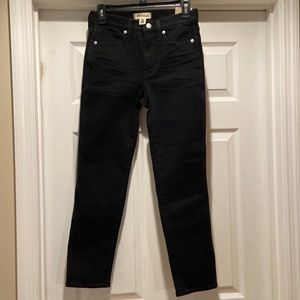 Nwt Madewell Mid-Rosa StovePipe black jeans